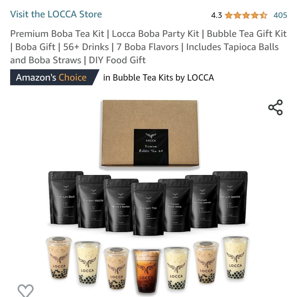 7 Boba teas set(leaving shop)